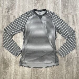 Patagonia Shirt Mens Medium Gray Capilene 3 Midweight Base Layer Top Polartec